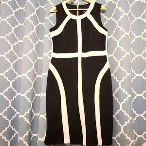 Ronnie Nicole Lines Dress
